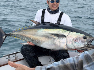 Pop and Jigging for Blue Fin Tuna in the OBX