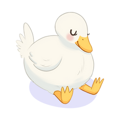 cute duck drawing