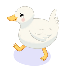 cute duck drawing