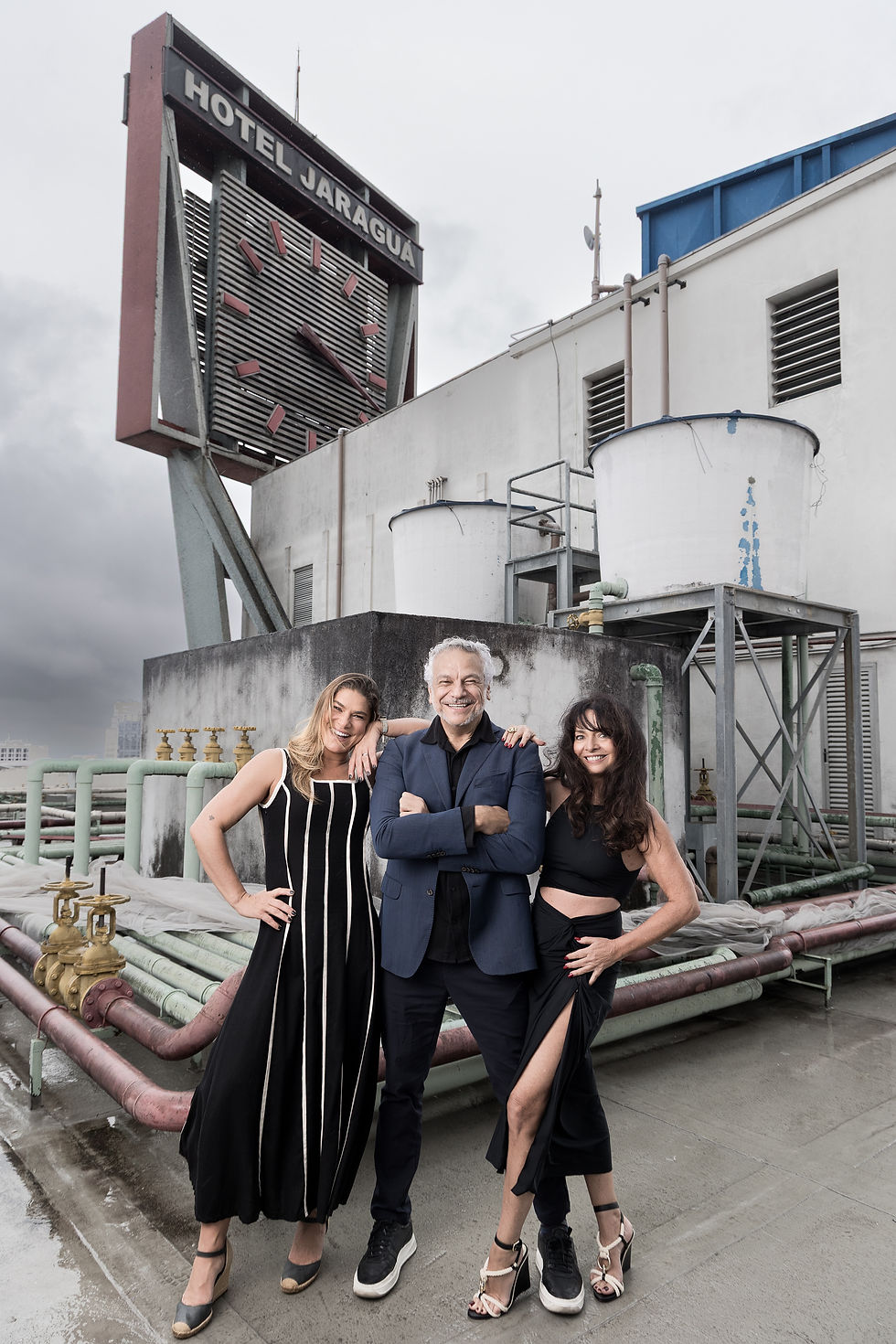 Claudia Ohana, Priscila Fantim e Darson Ribeiro