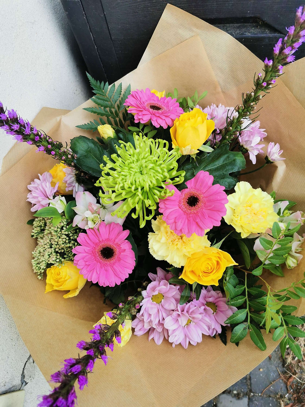 Thumbnail: Best seasonal florist choice Hand Tied Bouquets