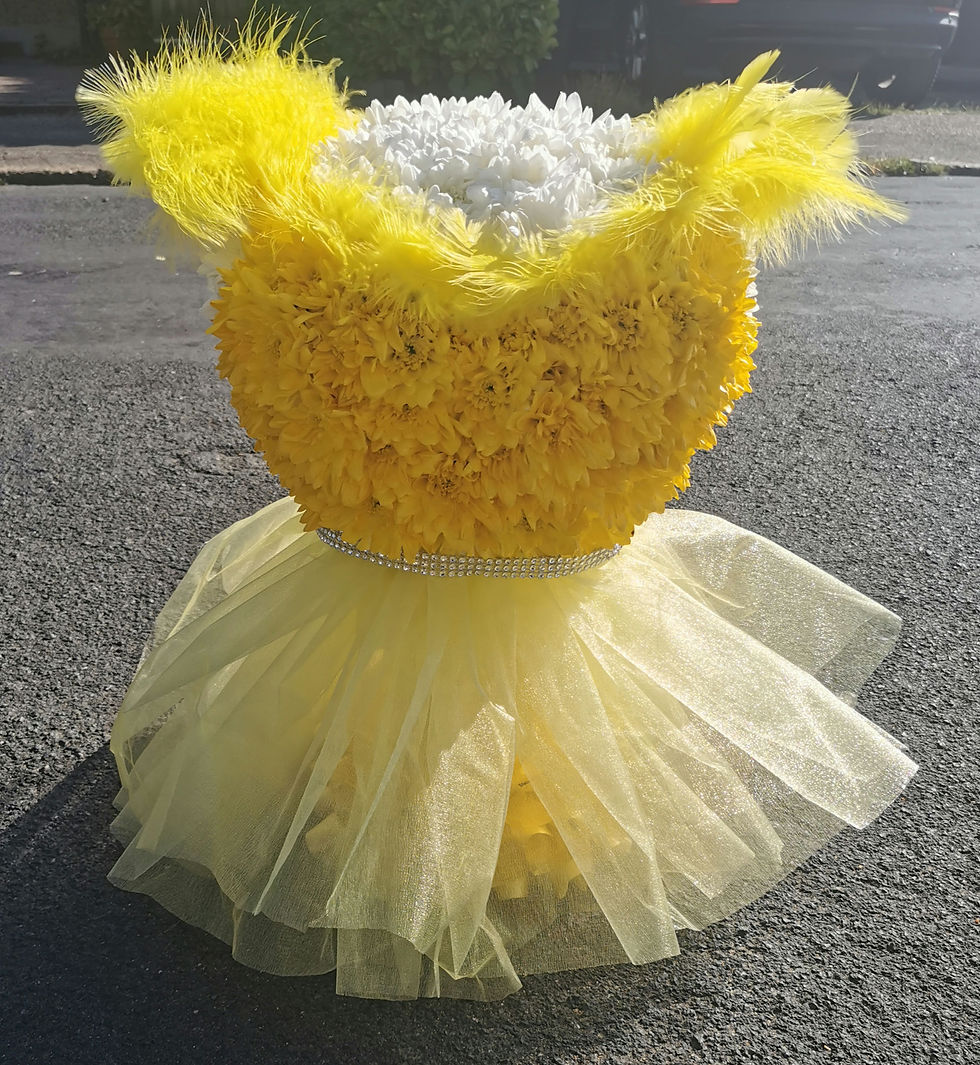 Thumbnail: Prom cocktail flower dress tribute