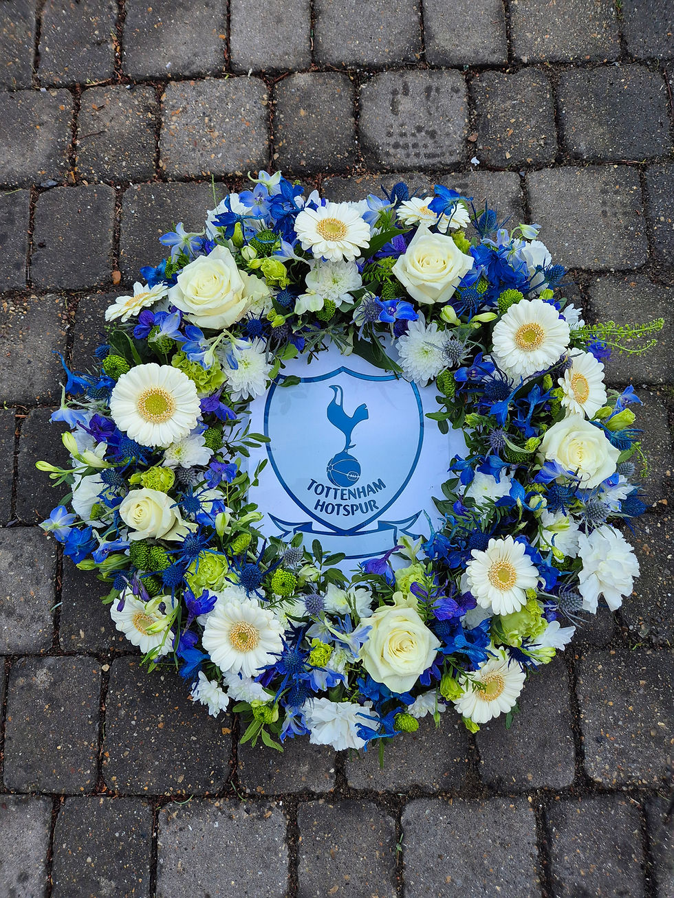 Thumbnail: Logo flower wreath Funeral tribute