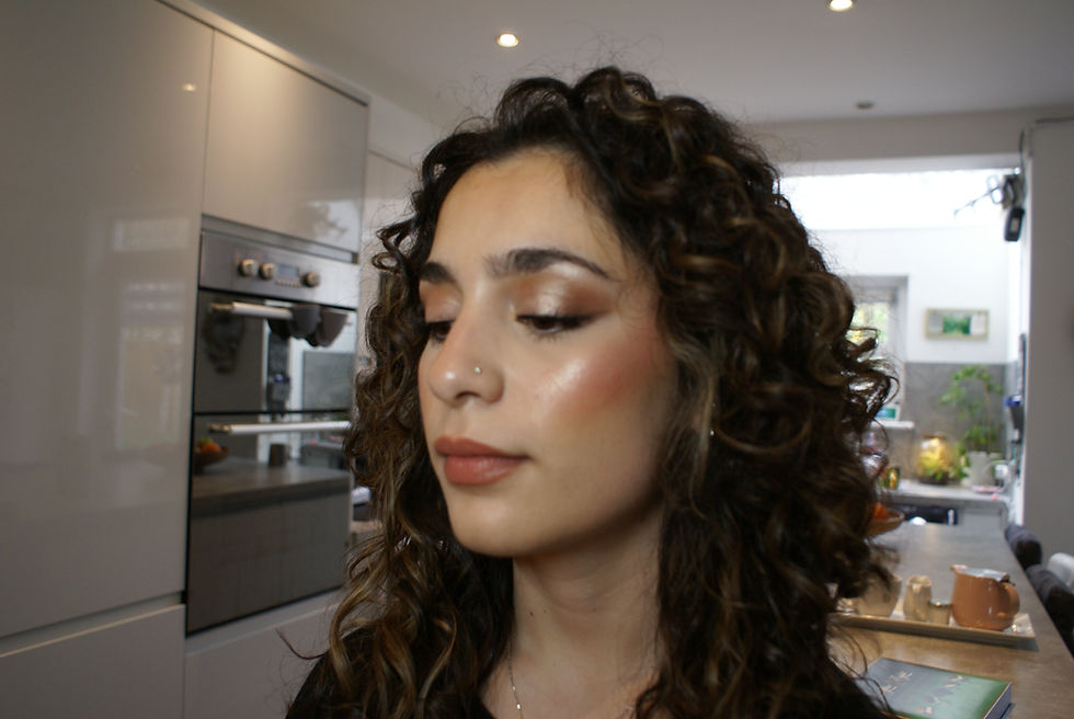 a client's makeup