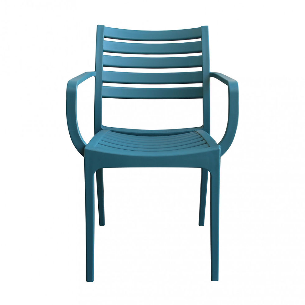 sedia da giardino in plastica