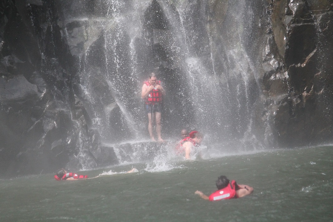 Shockwave Adventures Swimming Below Victoria Falls On Zambezi River