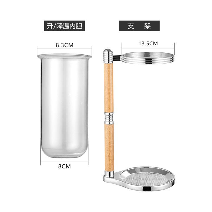 Thumbnail: Japan Sake Glass Decanter w/ Ice Pocket Set