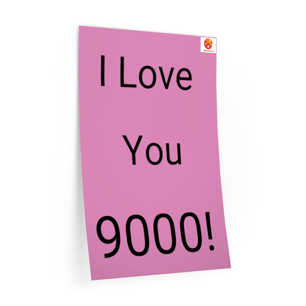 Wall Decals (I Love You 9000!)
