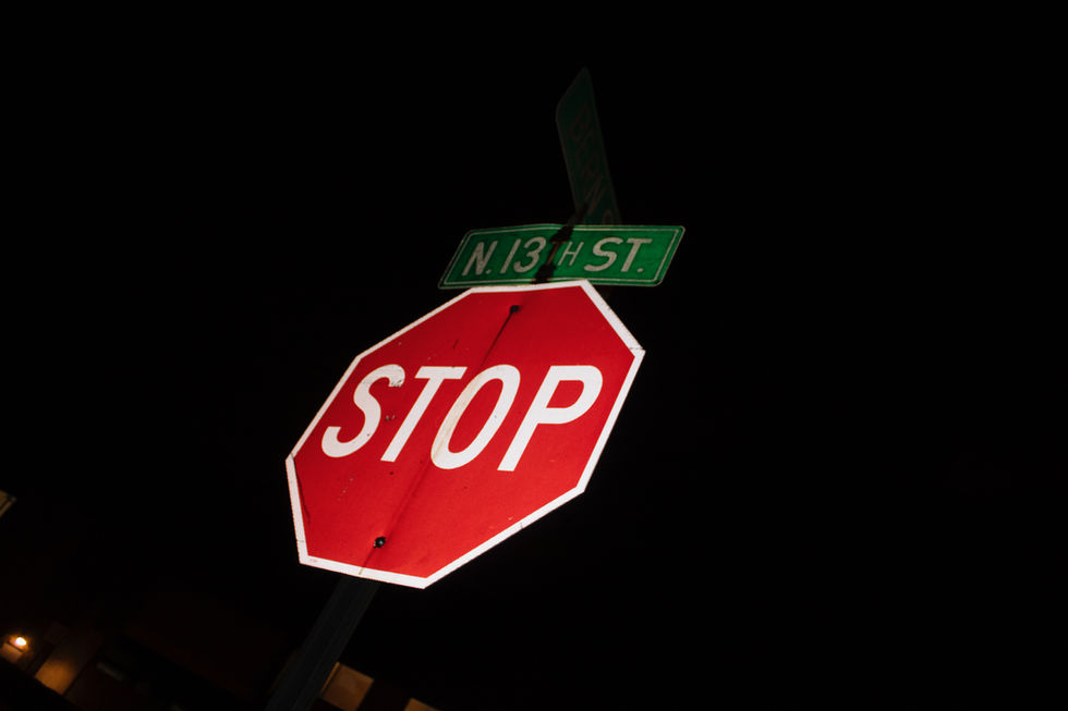 Stop sign