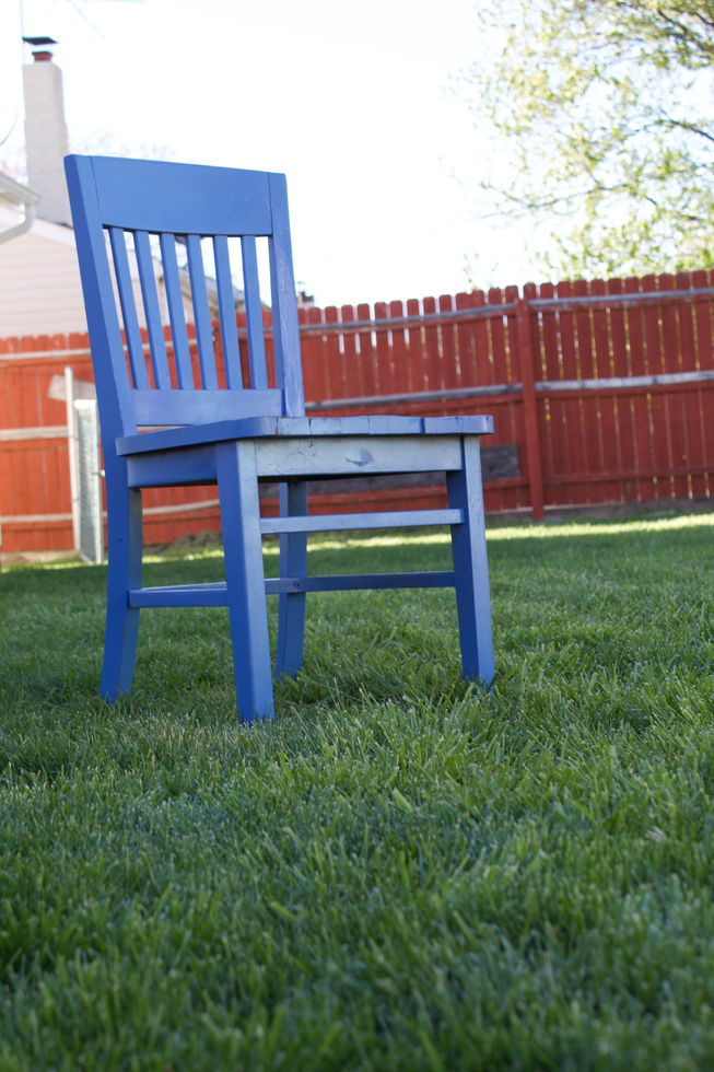 Blue chair