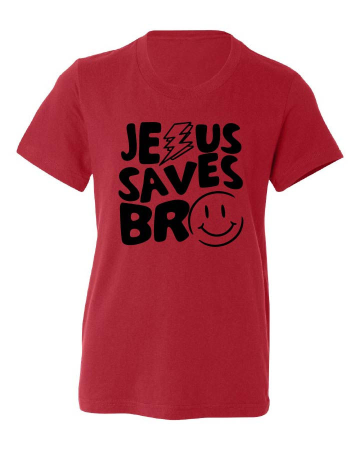 Jesus Saves Bro Youth Tee
