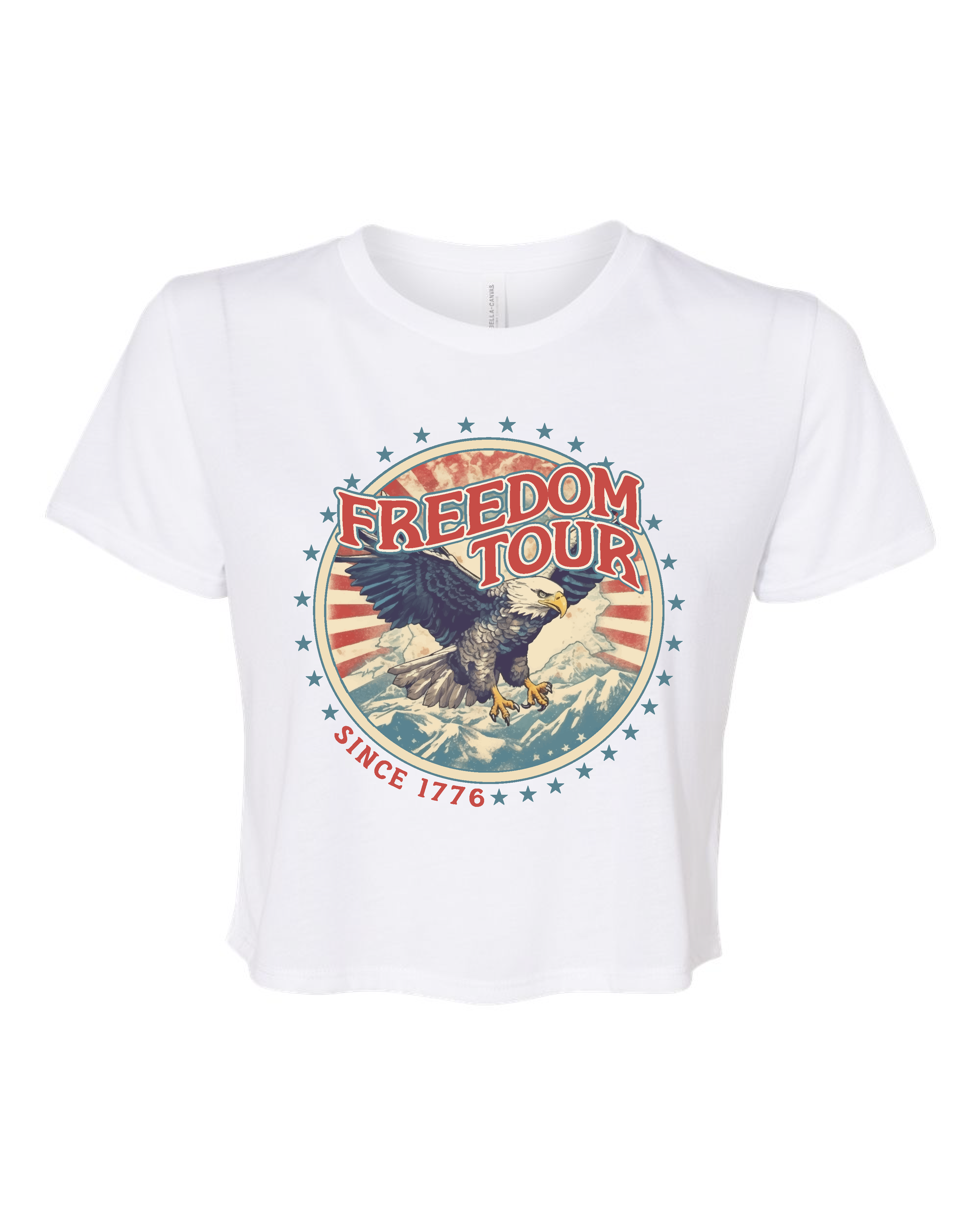 Freedom Tour Flowy Crop Top