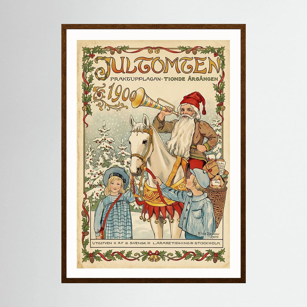 Miniatyrbild: 1900 Elsa Beskow Julmotiv