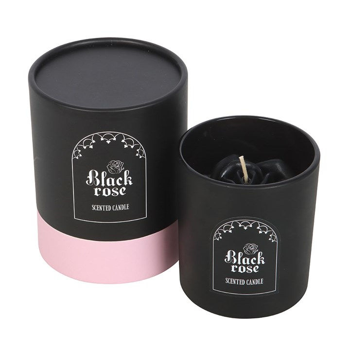 Thumbnail: Black Rose Candle w/ 3D Roses