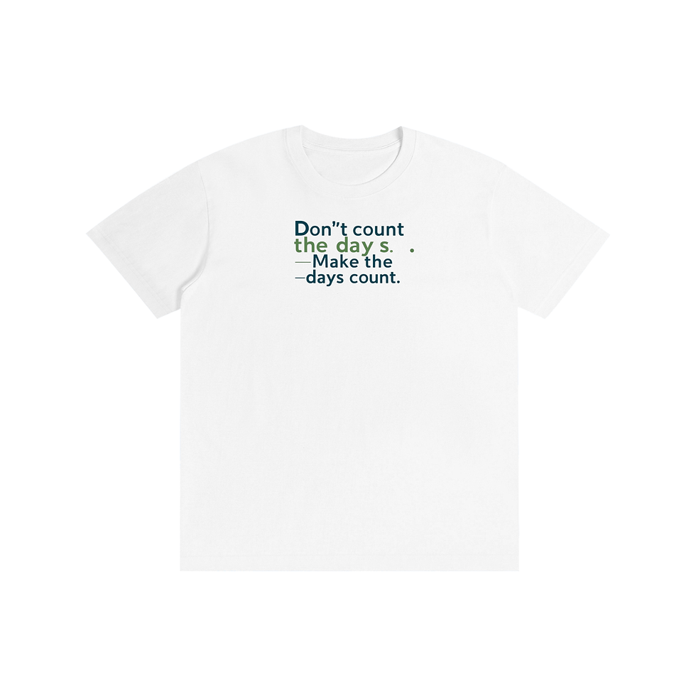 Thumbnail: Count The Days ~ Pure Cotton Unisex T-Shirt
