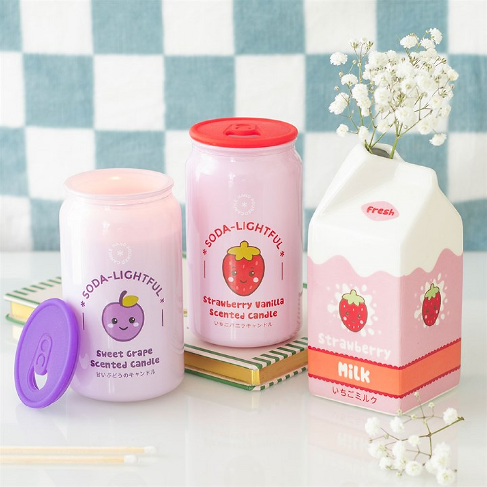 Thumbnail: {Coming Soon} Strawberry Vanilla Soda Can Candle
