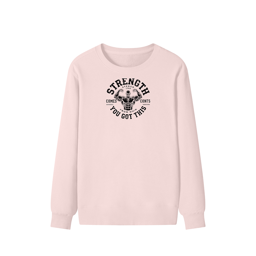 Thumbnail: Strength ~ Classic Unisex Cotton Sweatshirt