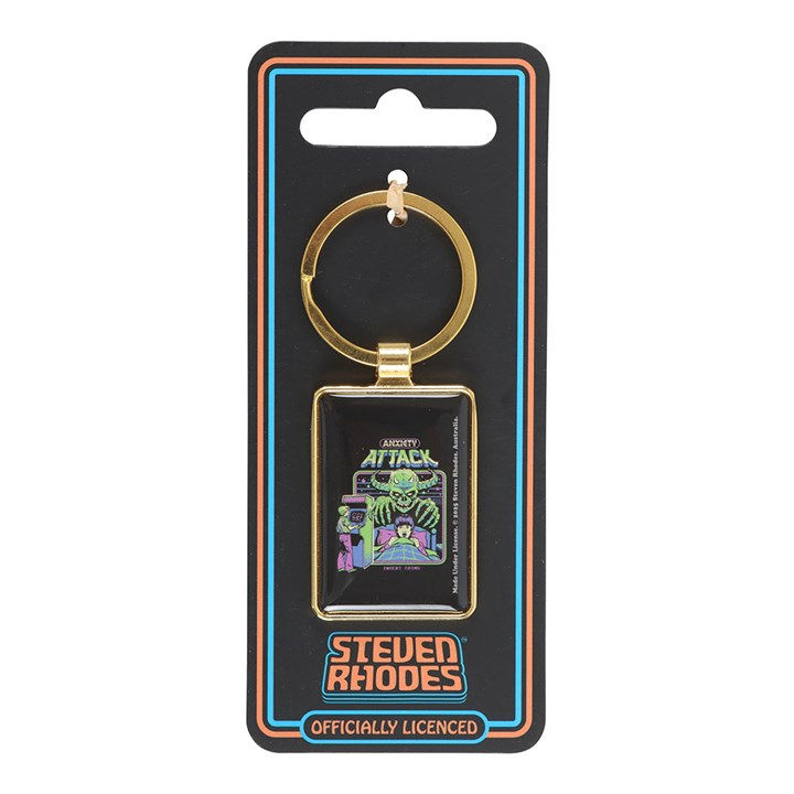 Thumbnail: Anxiety Attack Keyring by Steven Rhodes