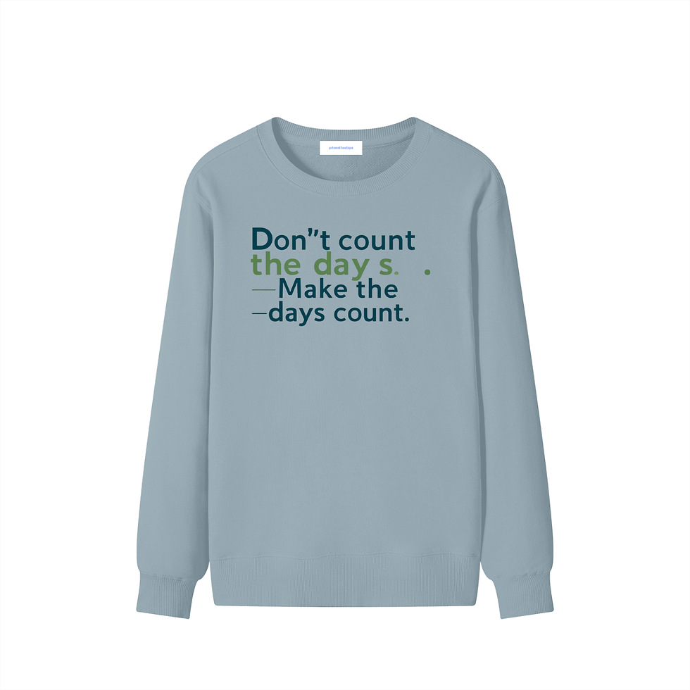 Thumbnail: Count The Days - Classic Cotton Sweatshirt