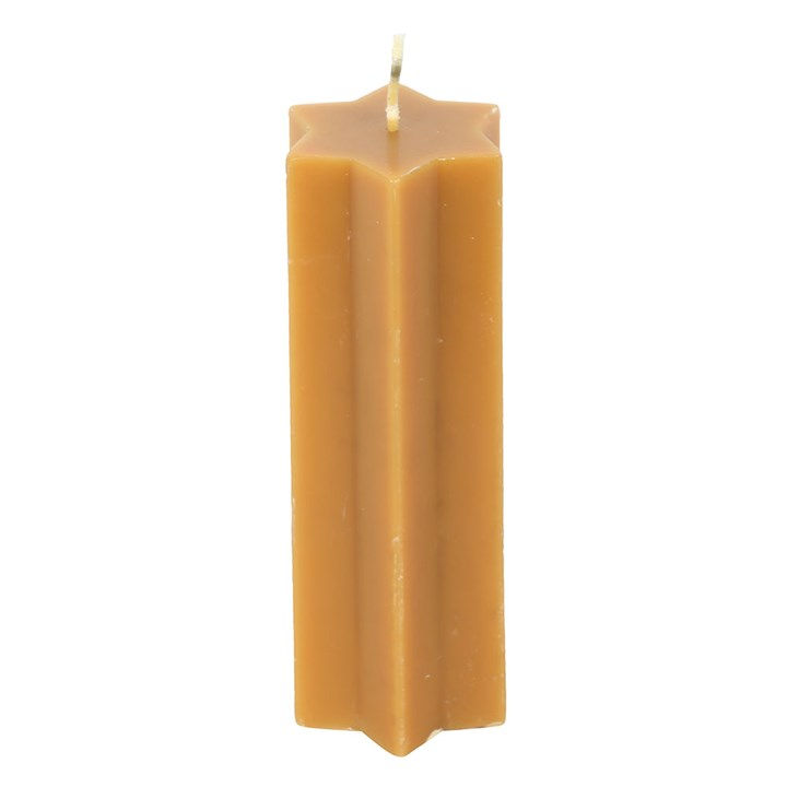 Thumbnail: Gold Starry Night Star Shaped Taper Candle