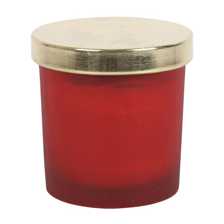 Thumbnail: Root Chakra Strawberry Crystal Chip Candle