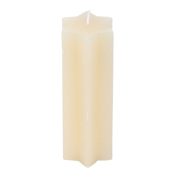 Thumbnail: Cream Starry Night Star Shaped Taper Candle