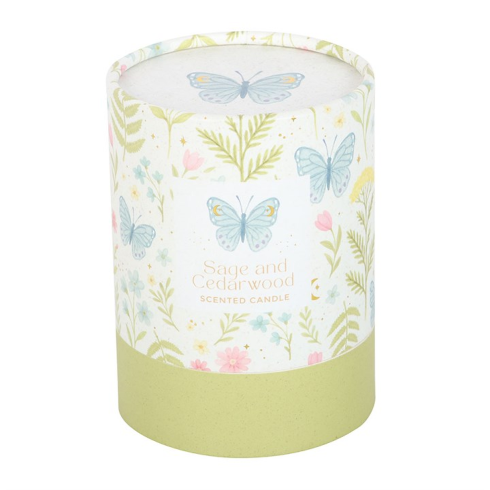 Thumbnail: {Coming Soon} Luna Bloom Butterfly Sage and Cedarwood Candle