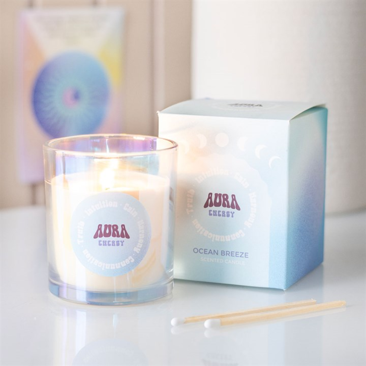 {Coming Soon} Aura Energy Ocean Breeze Iridescent Candle