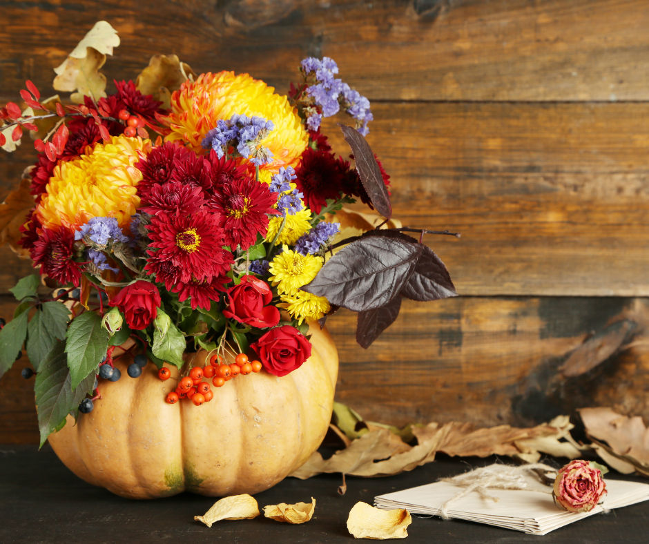 How to make Pumpkin Floral Arrangements
