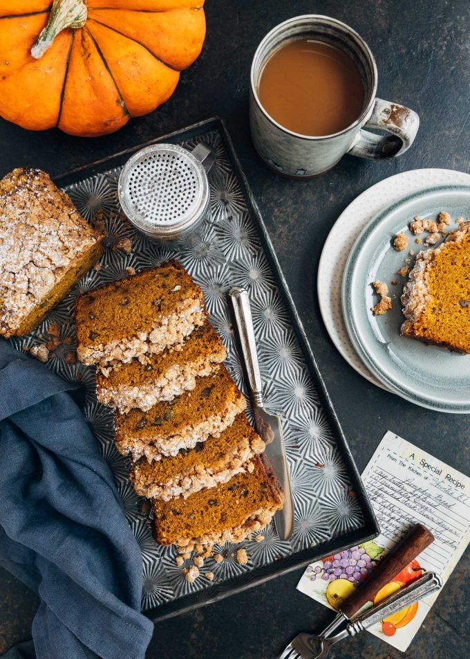 The Best (low sugar) Pumpkin Bread