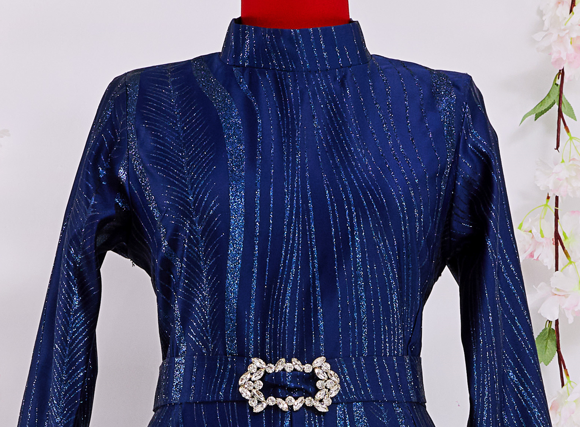 Prenses Simli Tül Abiye