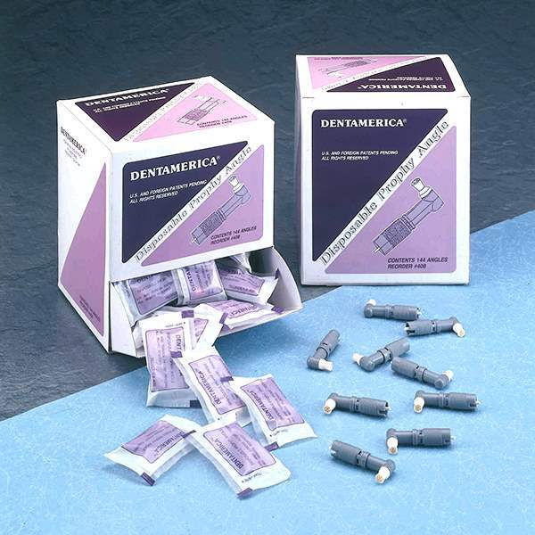 Dentamerica Disposable Prophy Angles Medium-Soft Pk/144 #408
