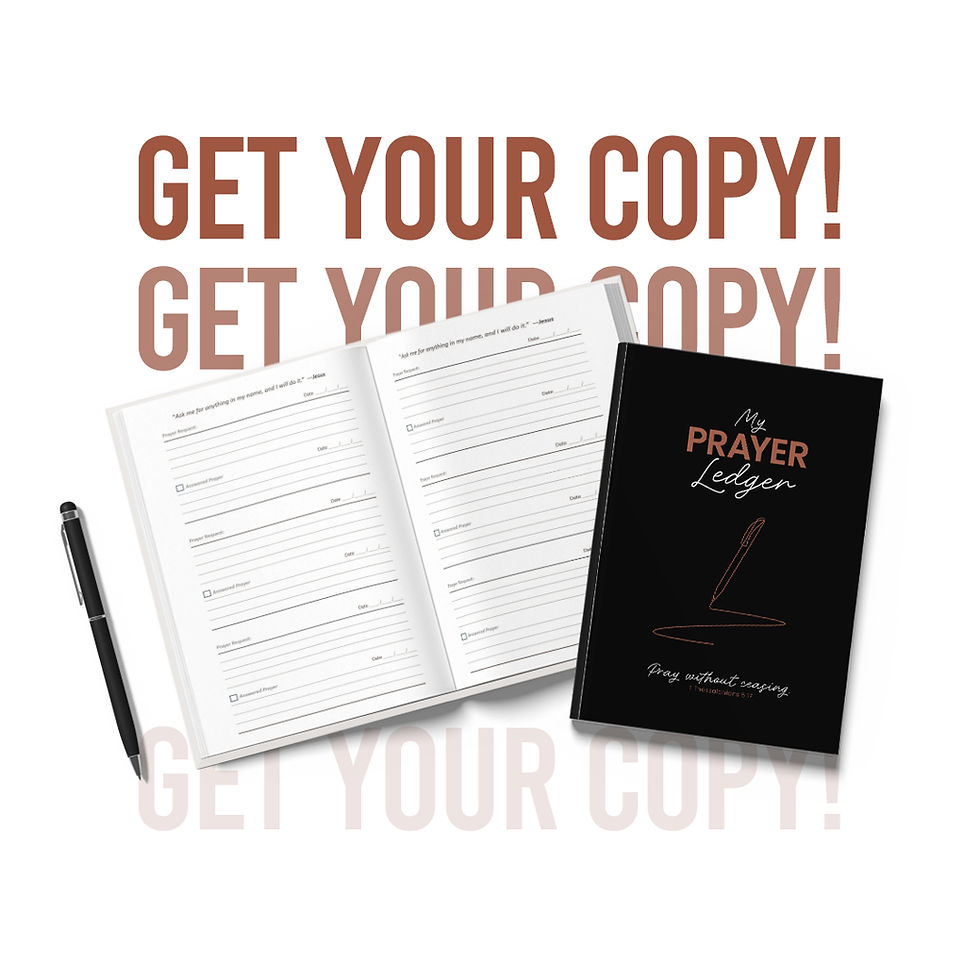 Thumbnail: My Prayer Ledger: Black Hardcover