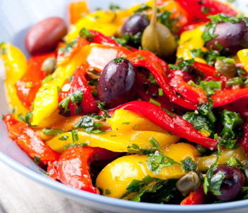 Arranged Food and Objects