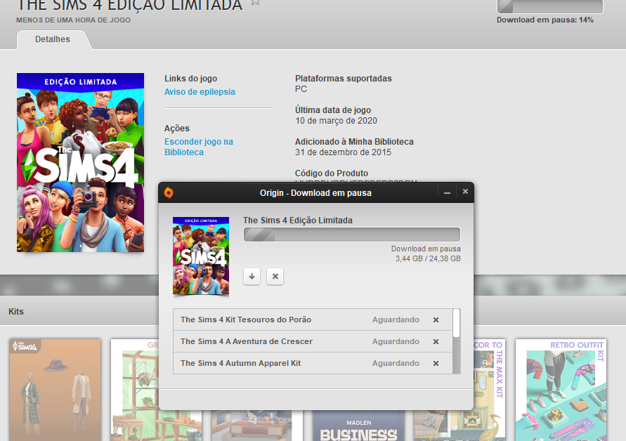 zlorigin aberta coloque pra baixar sua dlc ou seu jogo todo 