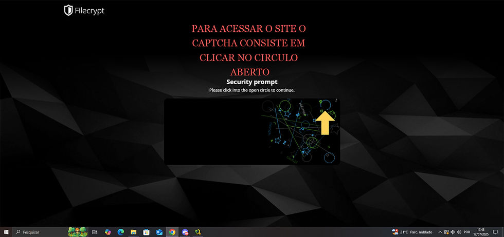 pulando captcha caso precise ne