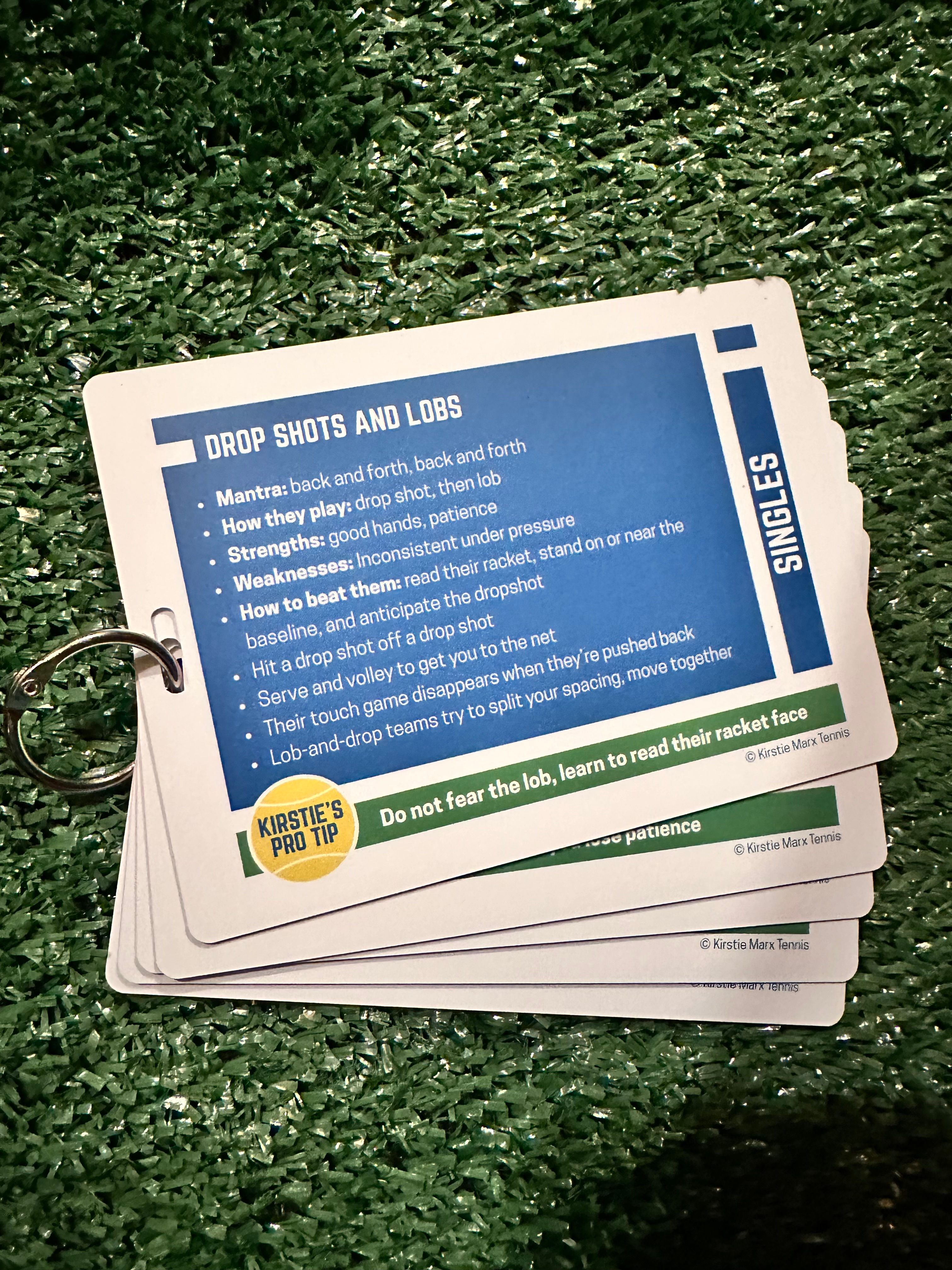 SINGLES COACHING CARDS