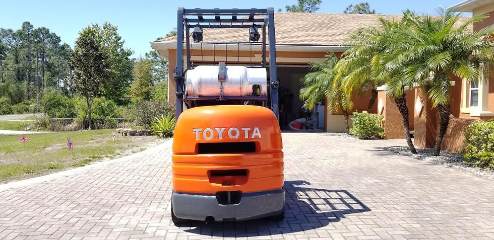 Thumbnail: 2005 Toyota Forklift 6FGCU25 4,350 lb. Capacity, Short Mast