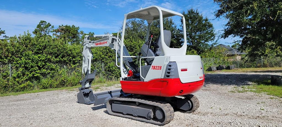 Thumbnail: 2015 Mini Excavator Takeuchi TB228 hydraulic thumb