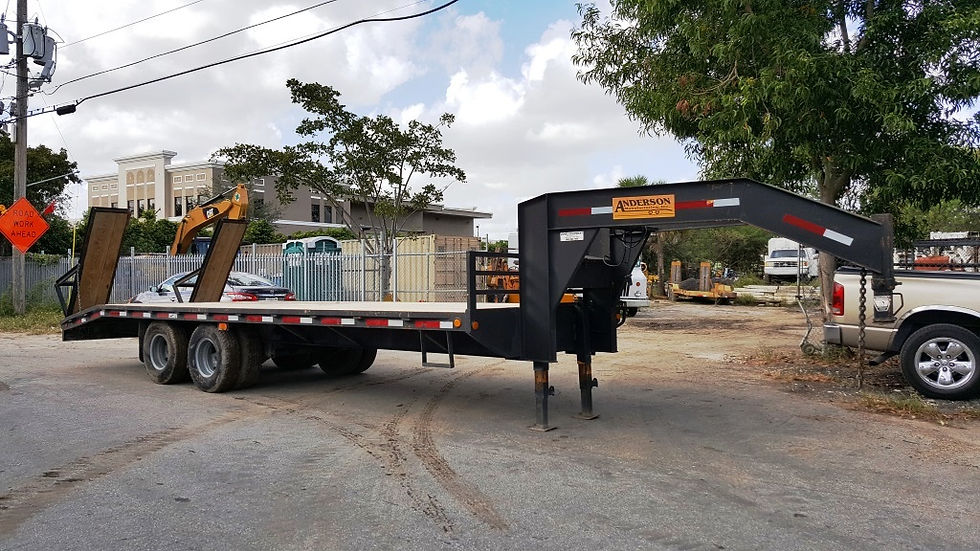 Thumbnail: 2005 Anderson Equipment Trailer Gooseneck 12 Tons Capacity