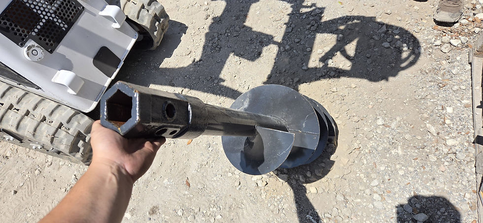 Thumbnail: 2024 New Auger Driver and Bit mini skid steer