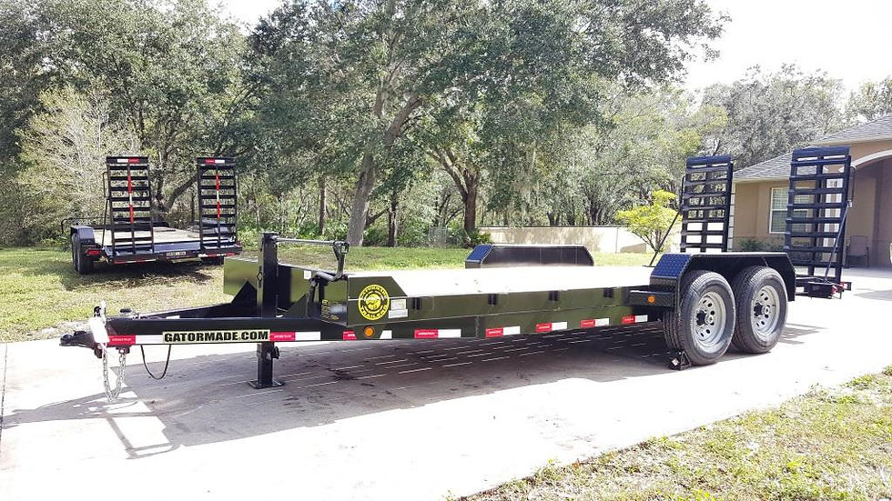 Thumbnail: 2018 Gator Made Equipment Trailer 14,000 lb. Capacity