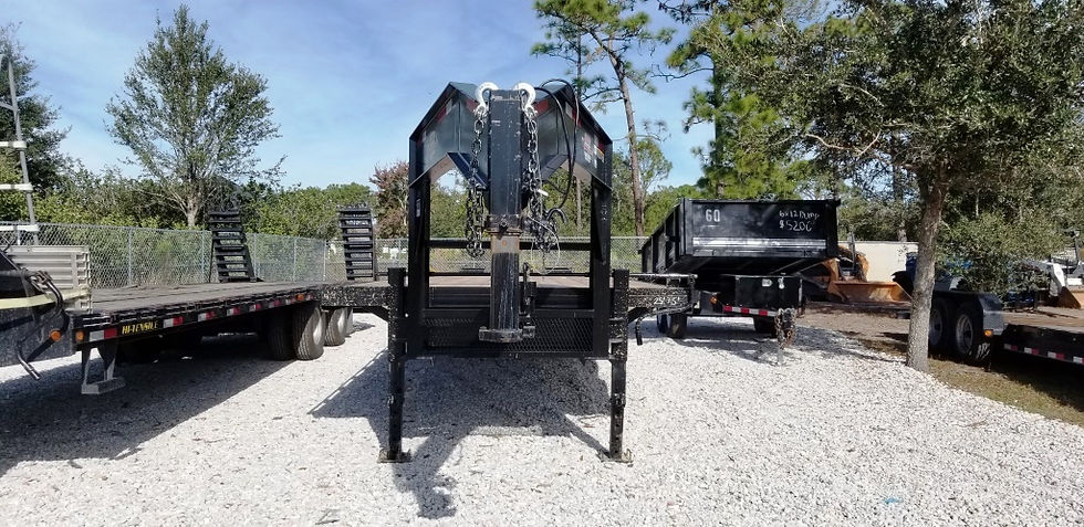 Thumbnail: 2018 Equipment Trailer Hooper Gooseneck 25+5 20,000 lb. Capacity