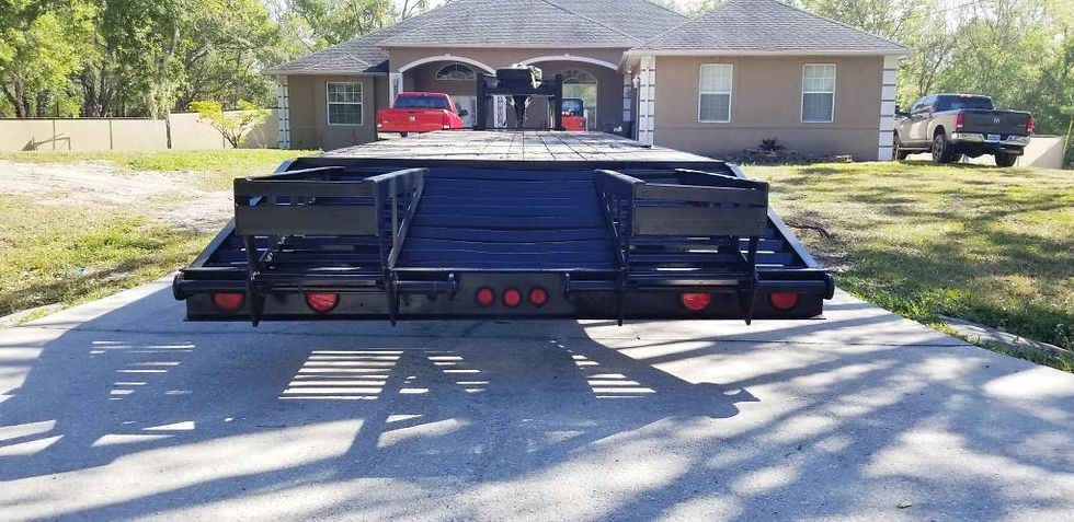 Thumbnail: 2006 Equipment trailer 12 Tons Gooseneck, 8 New Tires