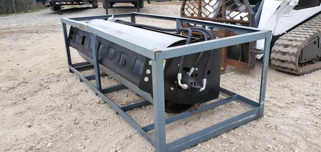 Skid Steer Compactor Roller Attachment Vibratory