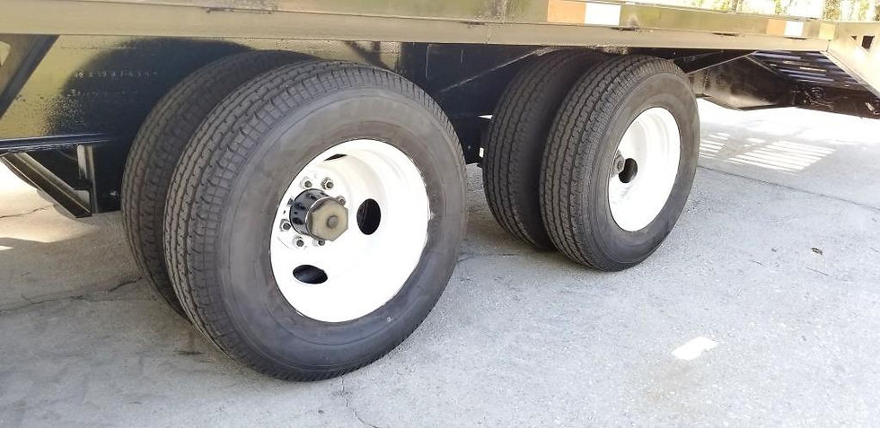 Thumbnail: 2006 Equipment trailer 12 Tons Gooseneck, 8 New Tires