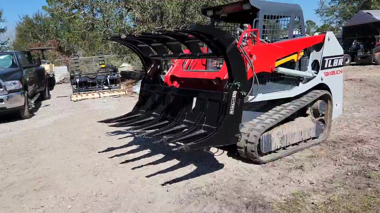 Extreme Rake Skid Steer Grapple