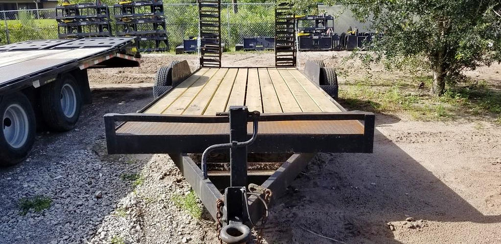 Thumbnail: Equipment Trailer Custom Made 14,000 lb Capacity 18 ft. Deck