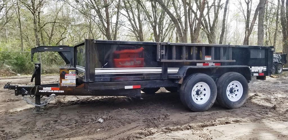 Thumbnail: 2016 U Dump Dump Trailer 7x14 14,000 lb. Capacity