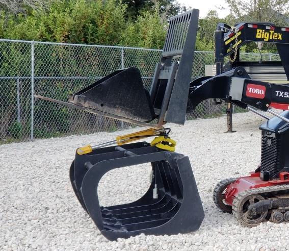 Thumbnail: Mini Skid Steer Grapple and Forks Package